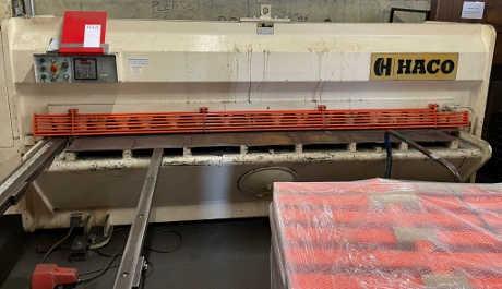 used guillotines, used sheet metal shears, haco guillotines, haco shears, 6mm guillotines, new guillotines, new sheet metal machines, used fabrication machines