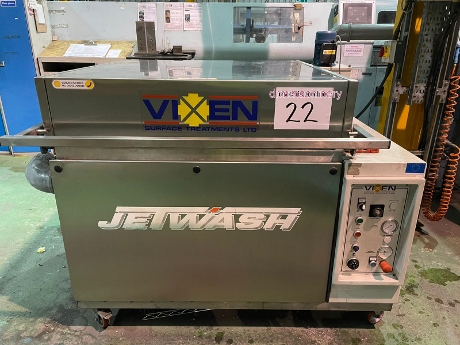 vixen jetwash parts washers, used vixen jw84 parts washer